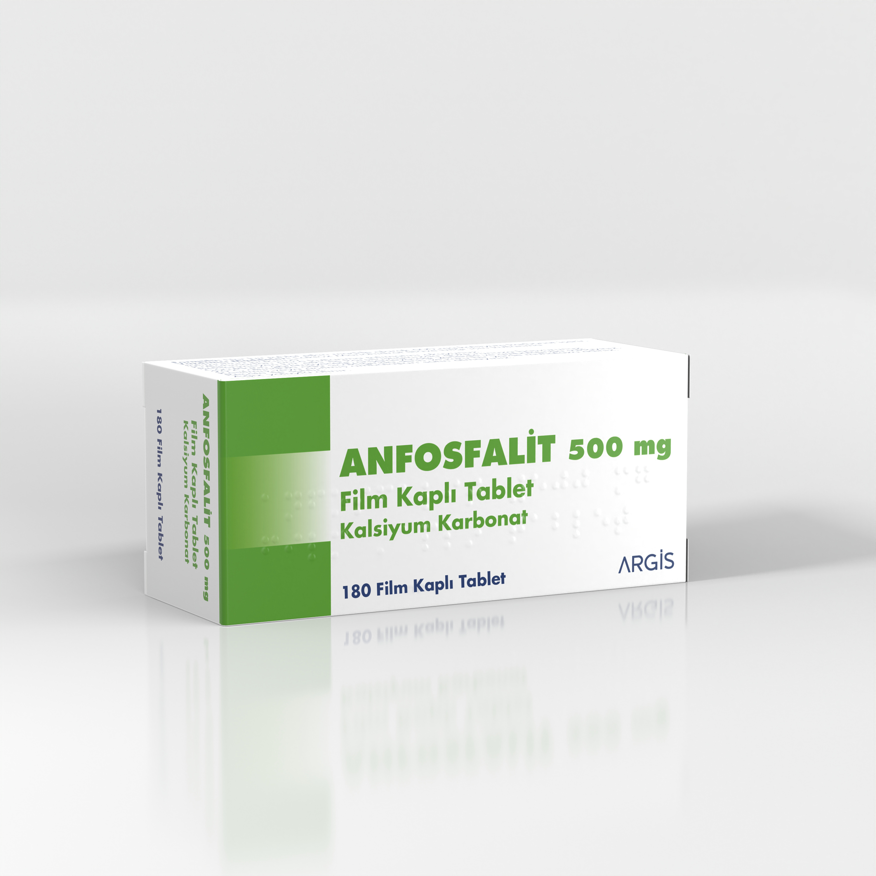 Anfosfalit 500 mg Film Kaplı 180 Tablet 